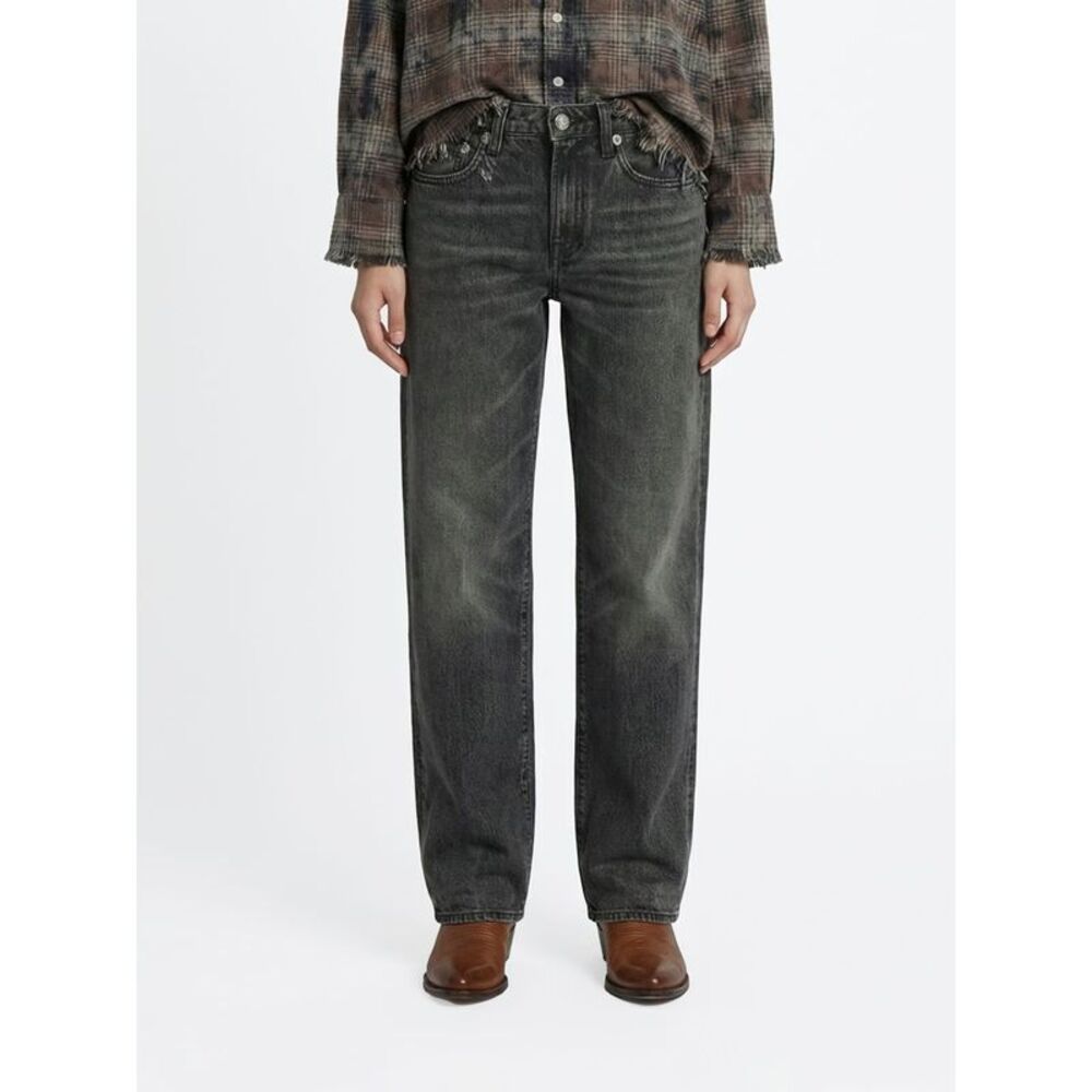 R13 Women Denim Straight Jeans R13